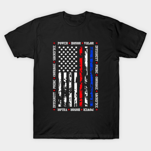 US FLAG T-Shirt by razrgrfx